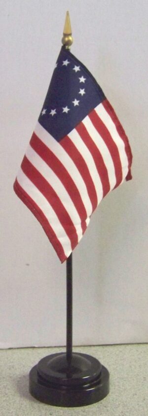 4 in x 6 in Betsy Ross Desktop Flag