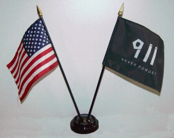 911 & U.S. Desktop Flag Set