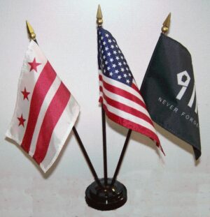 911 & U.S. & D.C. Desktop Flag Set