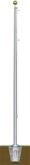 Aluminum External Halyard Flagpole