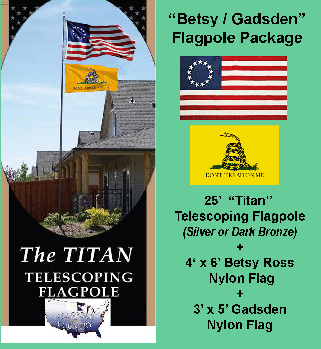 Flagpole Package-BetsyGadsden