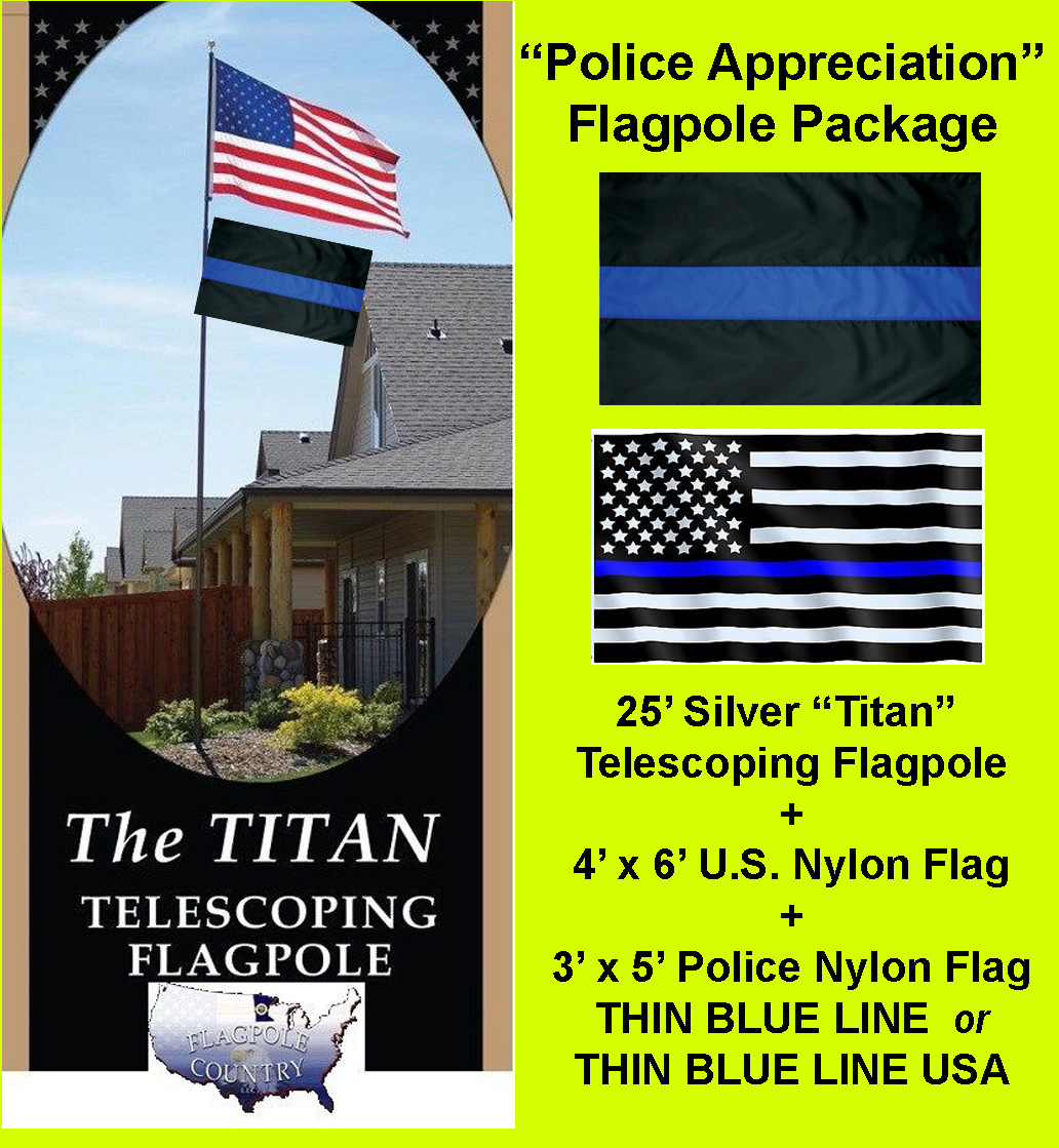 Flagpole Package-Police